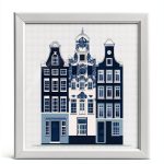Amsterdam Canal House Cross Stitch Patterns - 38 Pages Print Replica-0