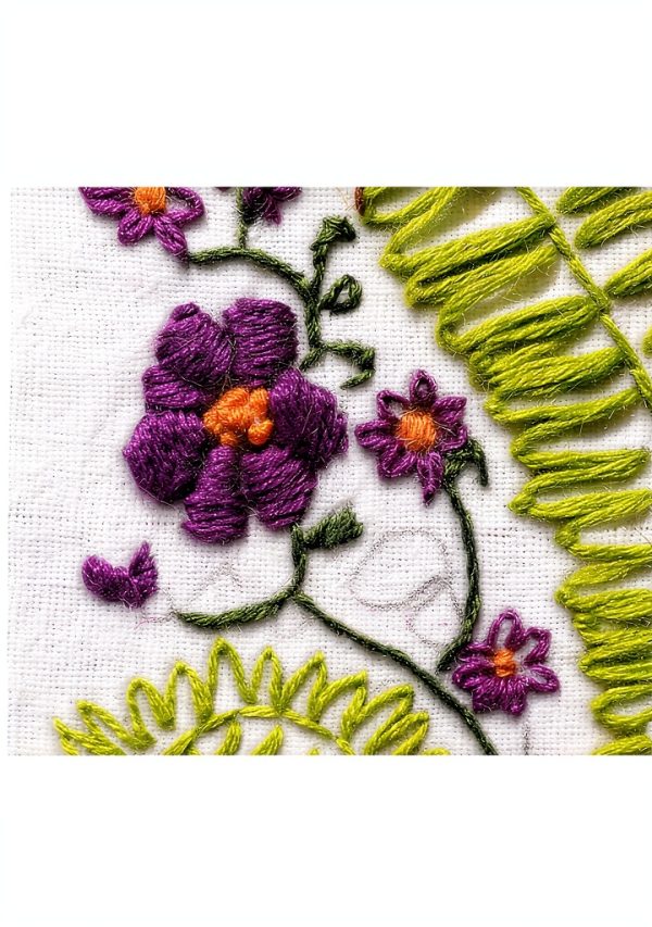 Sarah Hand Embroidery Tutorial by Roxy Koll 453‑Page Needlepoint Guide-0