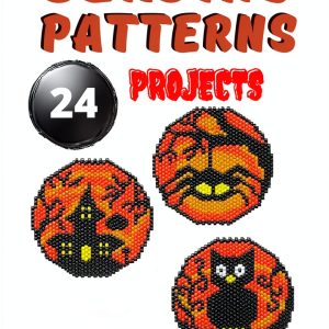 Kids Needlepoint Bead Craft Book - 60 Page Print - English - Age 10-18-0